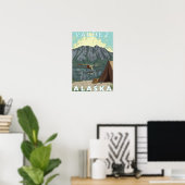 Struik Plane & Vist - Valdez, Alaska Poster (Thuiskantoor)