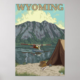 Struik Plane & Vist - Wyoming Poster