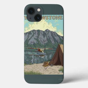 Struik Plane & Vist - Yellowstone National Case-Mate iPhone Case