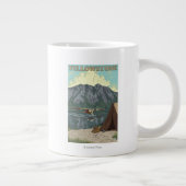 Struik Plane & Vist - Yellowstone National Grote Koffiekop (Rechts)