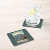 Struik Plane & Vist - Yellowstone National Kartonnen Onderzetters (Insitu)