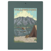 Struik Plane & Vist - Yellowstone National Klembord (Achterkant)