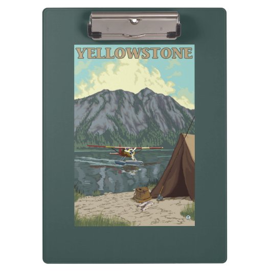 Struik Plane & Vist - Yellowstone National Klembord (Voorkant)