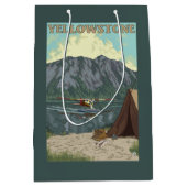 Struik Plane & Vist - Yellowstone National Medium Cadeauzakje (Voorkant)