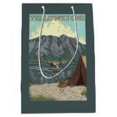 Struik Plane & Vist - Yellowstone National Medium Cadeauzakje (Voorkant)