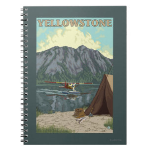 Struik Plane & Vist - Yellowstone National Notitieboek