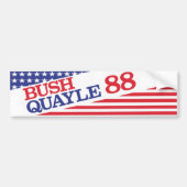 struik Quayle  Bumpersticker 1988 (Voorkant)