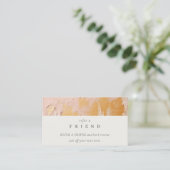 Struik Roze Gold Oil Paint Texture Verwijs een vri Visitekaartje (Staand voorkant)