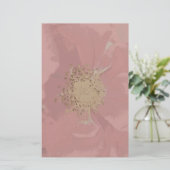 Struik Rozen DullPastel Briefpapier (Staand voorkant)