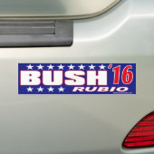 Struik Rubio Bumpersticker Stars (Op auto)