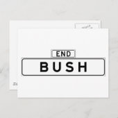 Struik St., San Francisco Street Sign. Briefkaart (Voorkant / Achterkant)