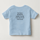 Struik telegraaf kinder shirts (Achterkant)