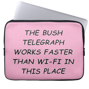 Struik telegraaf laptop sleeve