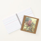 Struik voor abstracte kunstbotanische Waterverf Notitieboek (Binnen)