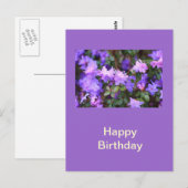 struik voor de bloei van de azalea briefkaart (Voorkant / Achterkant)