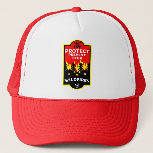 Struik Wildfire preventie Trucker Pet (Voorkant)