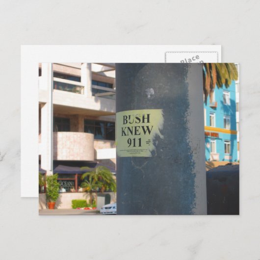 "struik wist het. . ." briefkaart (Voorkant / Achterkant)