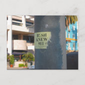 "struik wist het. . ." briefkaart (Voorkant)