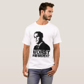 Struik Worst President T-shirt (Voorkant volledig)