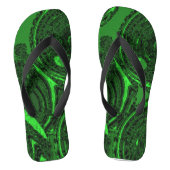 "Struiken" Teenslippers (Voetbed)