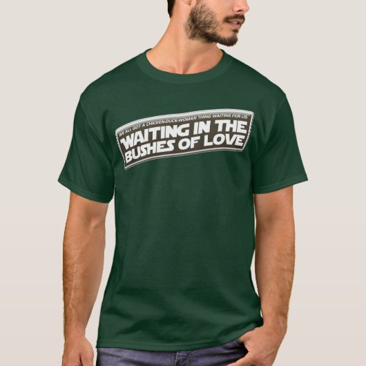 Struiken Van Liefde Bruine vintage T-shirt (Voorkant)