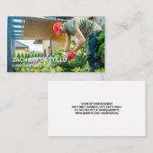 Struiken voor het snoeien van landschapsarchitecte visitekaartje (Voorkant / Achterkant)