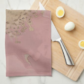 Struikrozen DoffePastel Theedoek (Quarter Fold)