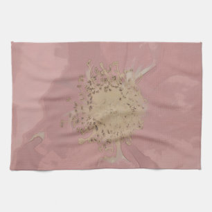 Struikrozen DoffePastel Theedoek