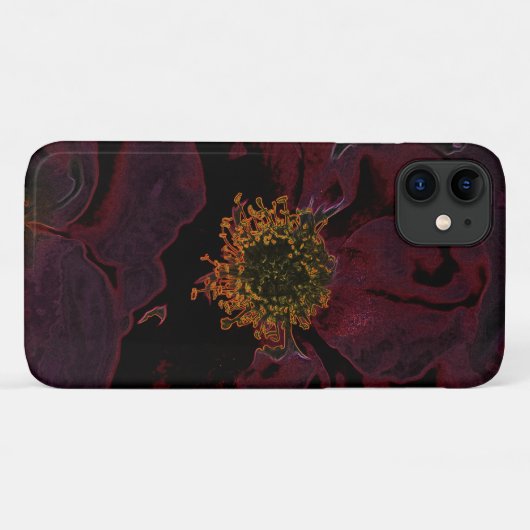 Struikrozen Neon Case-Mate iPhone Case (Achterkant (horizontaal))