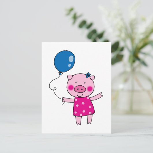 Struikvarkens Briefkaart (Staand voorkant)