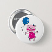 Struikvarkens Ronde Button 5,7 Cm (Voorkant /achterkant)