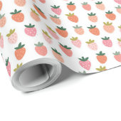 Struisaardbeien Cadeaupapier (Rol Hoek)