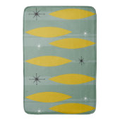 Struisstrips uit de midden-eeuwse ovalen, goud op  badmat (Voorkant Verticaal)