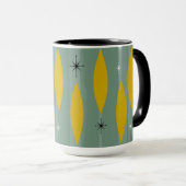 Struisstrips uit de midden-eeuwse ovalen, goud op  mok (Voorkant rechts)