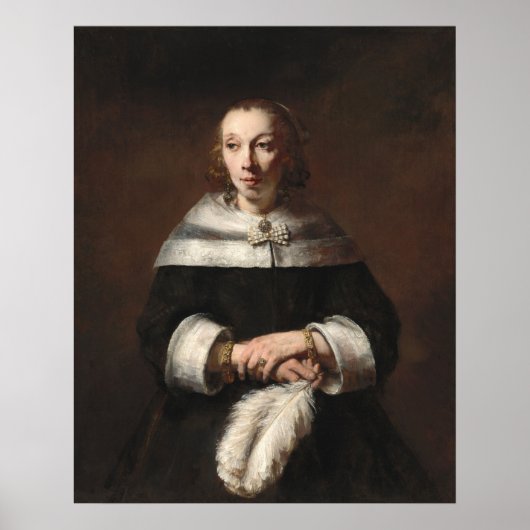 Struisveerwaaier - Rembrandt Fine Art Poster (Voorkant)