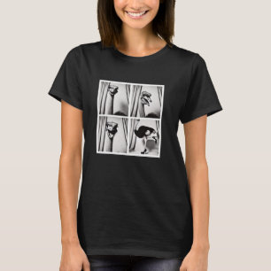 Struisvogel dragen hakken grappig klassieke photob t-shirt