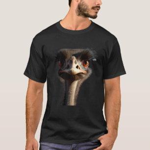 struisvogel emu ratite ik hou van struisvogels naa t-shirt