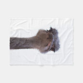 struisvogel fleece deken (Voorkant (Horizontaal))