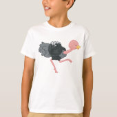 Struisvogel hardlopen t-shirt (Voorkant)