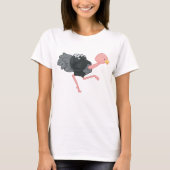 Struisvogel hardlopen t-shirt (Voorkant)