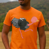Struisvogel hardlopen t-shirt
