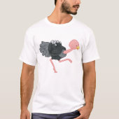 Struisvogel hardlopen t-shirt (Voorkant)