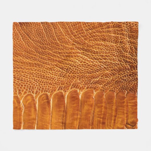 Struisvogel huidtextuur: luxueus behang. fleece deken (Voorkant (Horizontaal))