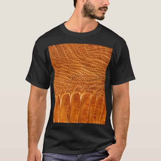 Struisvogel huidtextuur: luxueus behang. t-shirt (Voorkant)