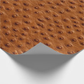 Struisvogel Leer Inpakpapier (Hoek)