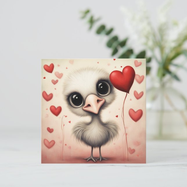 Struisvogel Liefde 1 (Staand voorkant)