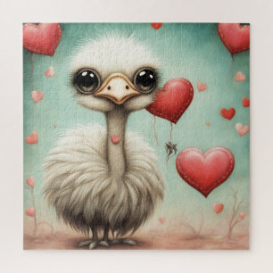Struisvogel liefde 3 legpuzzel