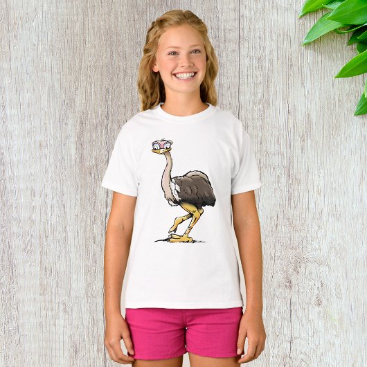 Struisvogel meisjes T-shirt