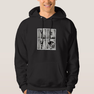 Struisvogel met Hoge Hakken Grappige Klassieke Fot Hoodie