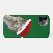 Struisvogel met kerstmuts Kerstmis dierentuin dier Case-Mate iPhone Case (Achterkant (horizontaal))